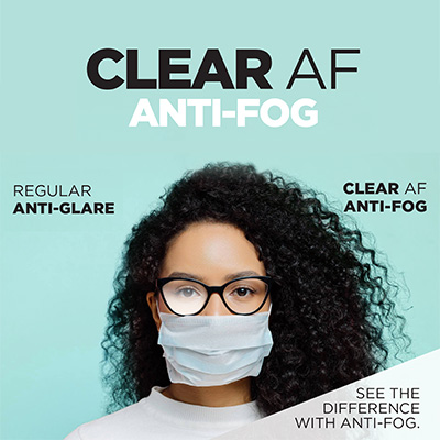 Anti-Fog ClearAF coating